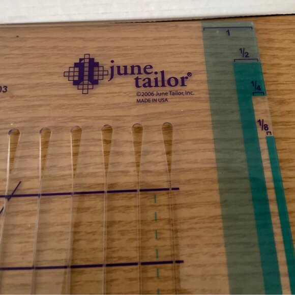 June Tailor Creative Cut Ruler JT-703 Quilting Crafts Scrapbook w Video Demo New - Picture 2 of 5
